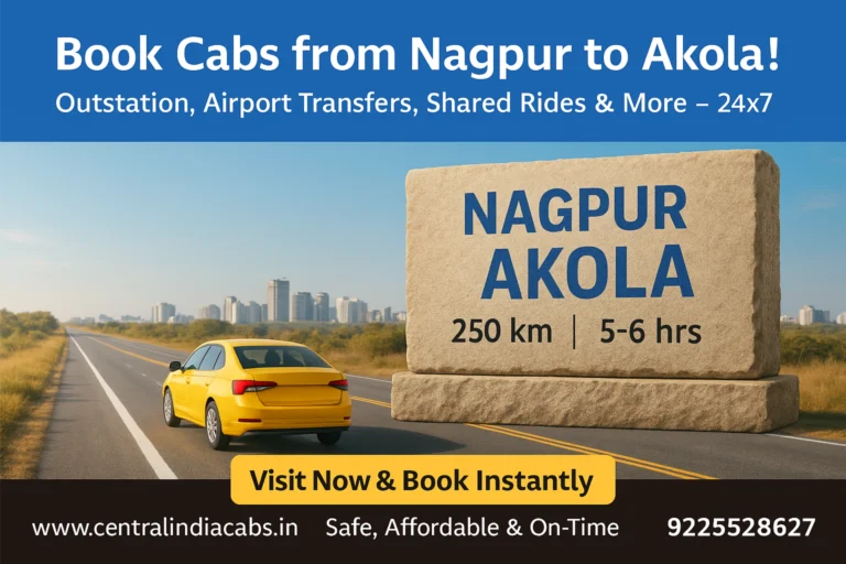nagpur to akola -one way taxi