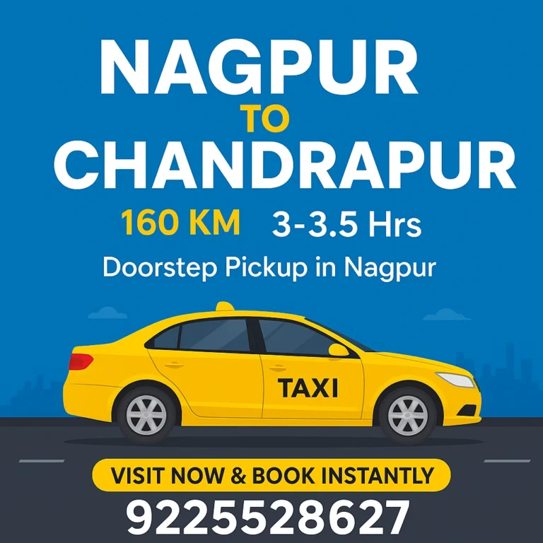 one way cab from chandarpur to nagpur