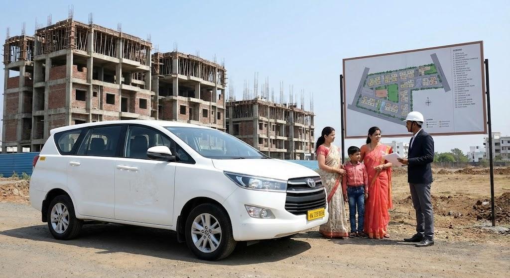 Real Estate Site Visit Taxi Service in Nagpur