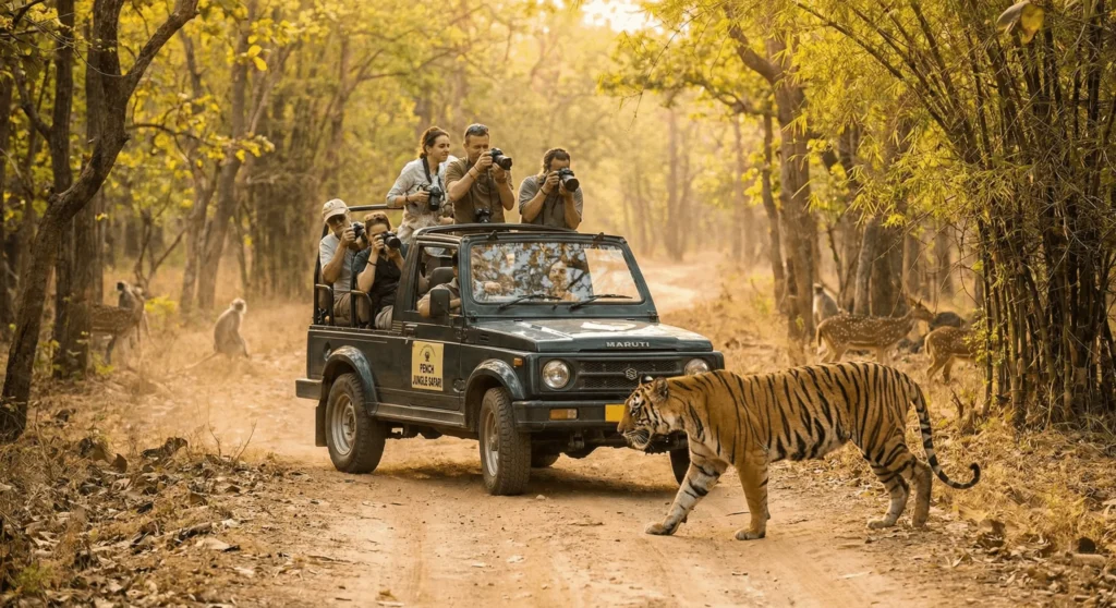 Pench Wildlife Tour Package from Nagpur | Jungle Safari, Stay & Cab Booking 1 Pench Wildlife Tour Package