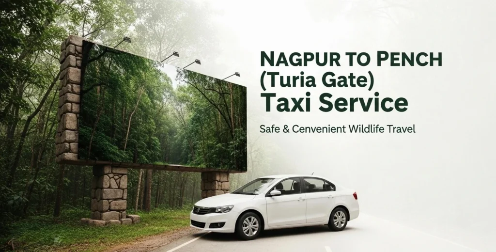 Nagpur to Pench Turia Gate Taxi Service