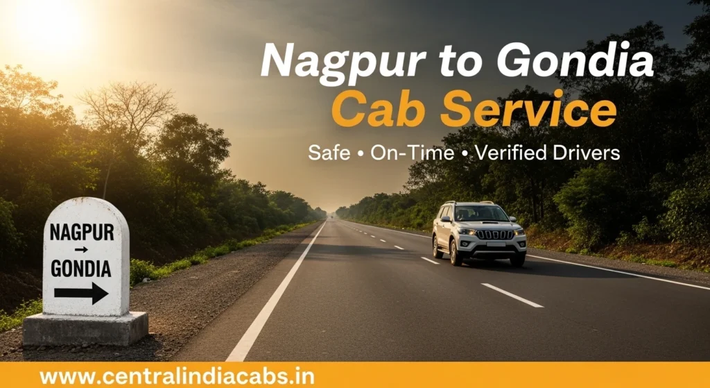 Nagpur to Gondia Taxi Service | Fast & Safe Cabs | CIC 1 Nagpur to Gondia Taxi