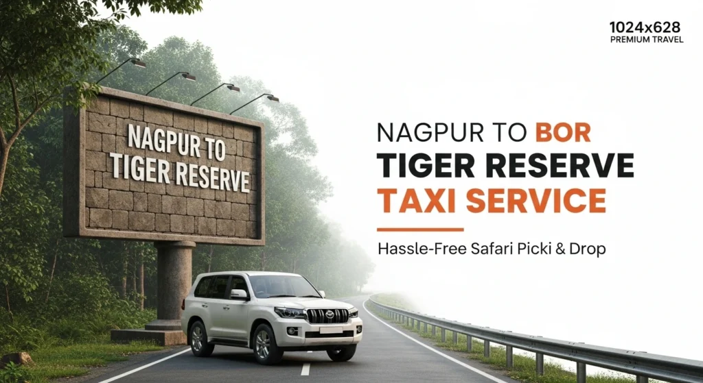 Nagpur to Bor Tiger Reserve Taxi | Nearest Tiger Safari Cab 1 Nagpur to Bor Tiger Reserve Taxi