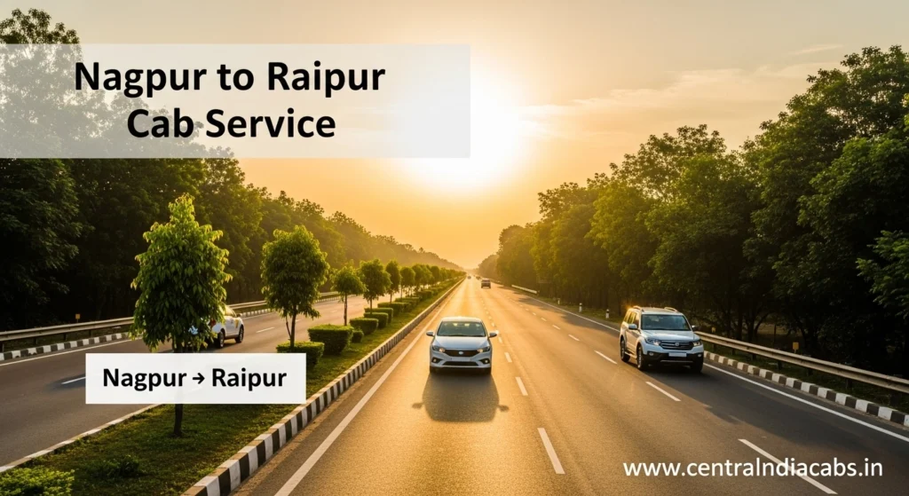 Nagpur to Raipur Taxi – Affordable One-Way & Round Trip Cab Booking 1 Nagpur to Raipur Taxi
